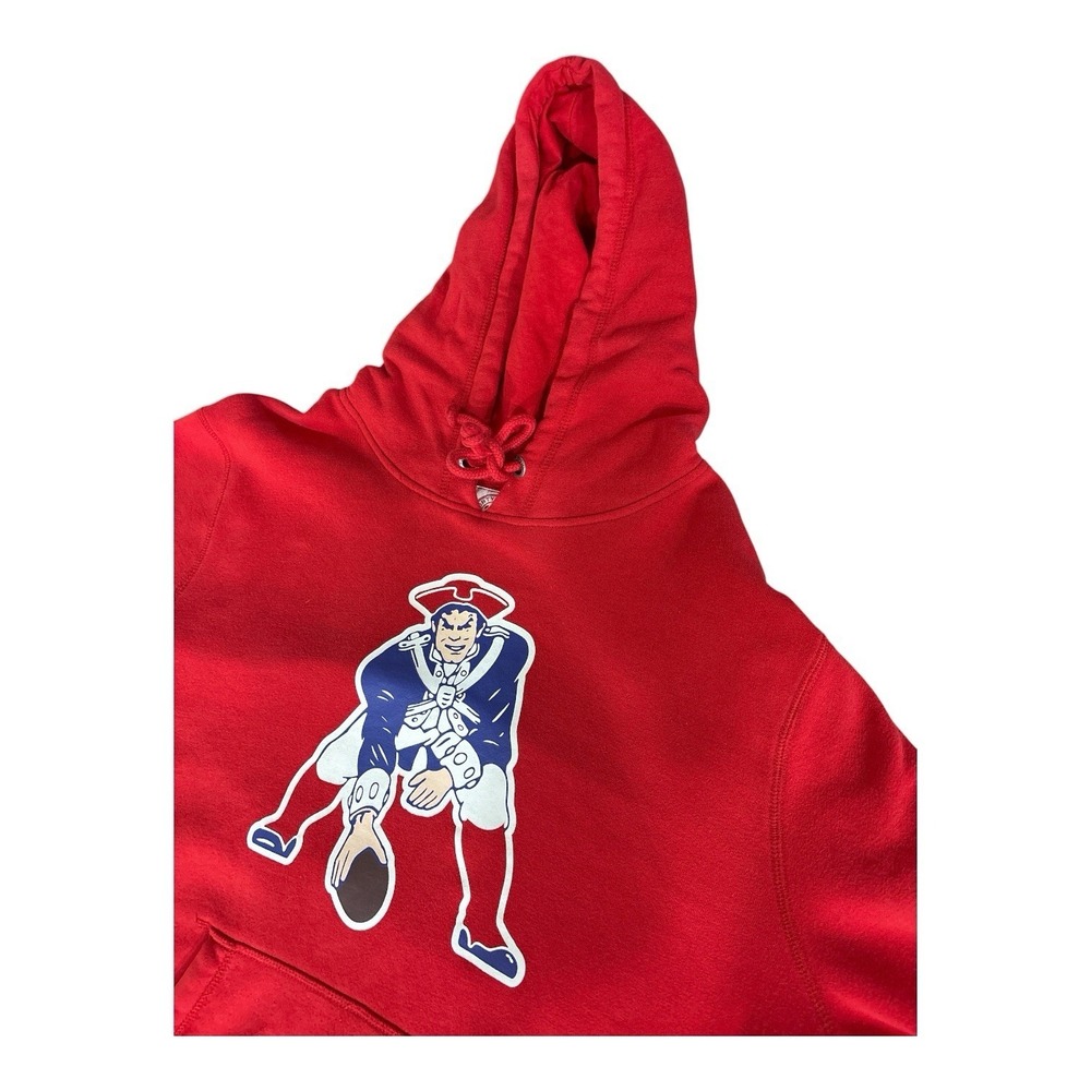 47‎ Brand Men's Large Hoodie Vintage New England Patriots "Pat Patriot" logo AFC